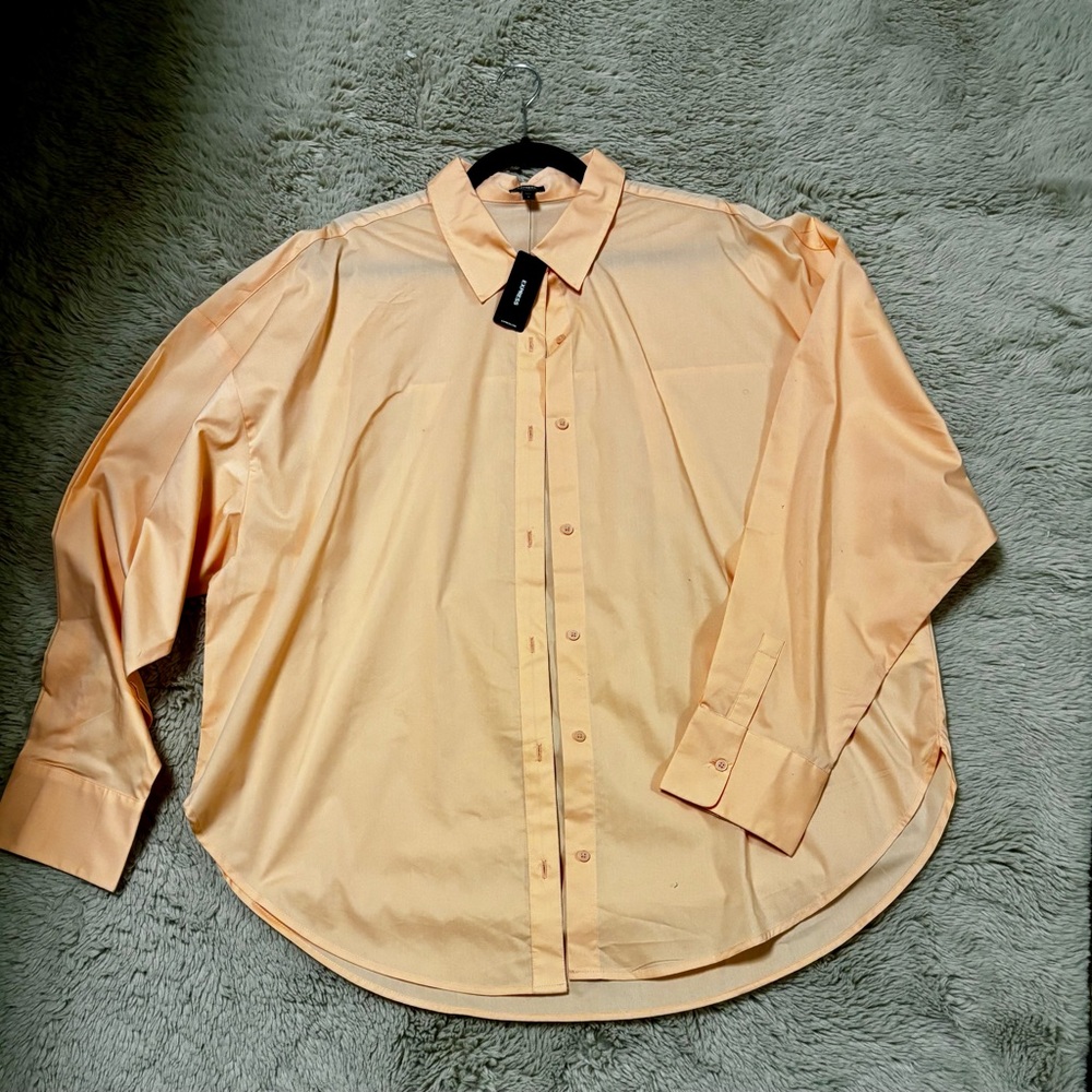 Express Brand Portofino Boyfriend Shirt size XL. New with Tags